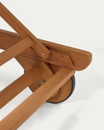 BELIA Vanjska ležaljka za sunčanje od punog drva eukaliptusa, 100% FSC