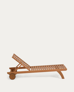 BELIA Vanjska ležaljka za sunčanje od punog drva eukaliptusa, 100% FSC