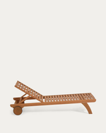 BELIA Vanjska ležaljka za sunčanje od punog drva eukaliptusa, 100% FSC