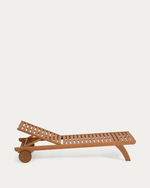 BELIA Vanjska ležaljka za sunčanje od punog drva eukaliptusa, 100% FSC