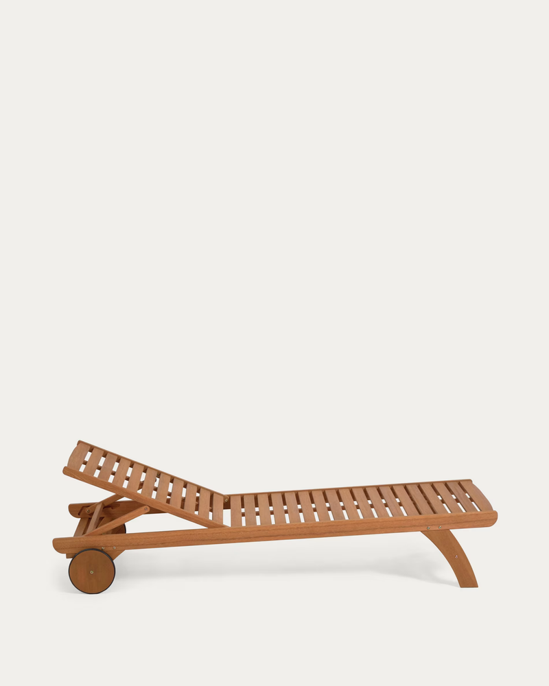 BELIA Vanjska ležaljka za sunčanje od punog drva eukaliptusa, 100% FSC