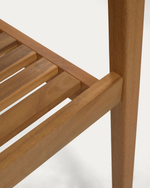 HANZEL Stackable solid 100% FSC acacia wood garden chair