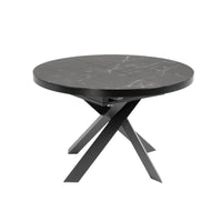 VASHTI extendable round porcelain table