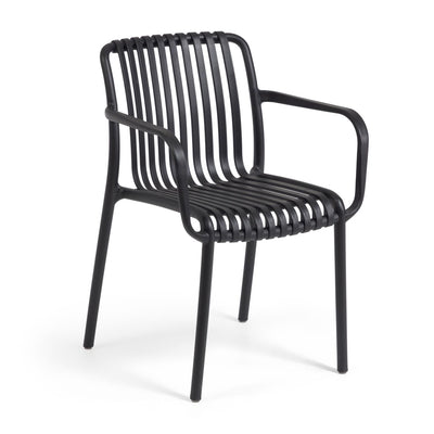 ISABELLINI Stackable outdoor chair in black