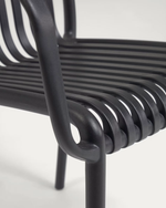 ISABELLINI Stackable outdoor chair in black