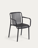 ISABELLINI Stackable outdoor chair in black
