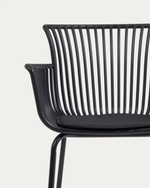 SURPIKA Outdoor chair in black