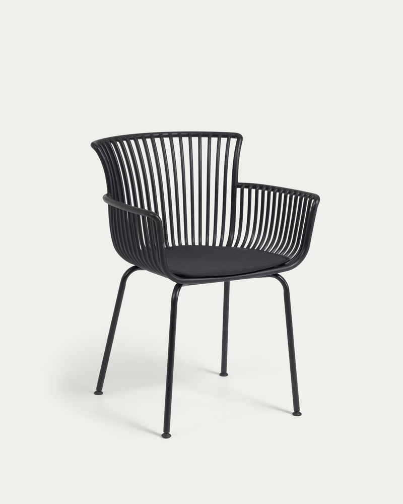 SURPIKA Outdoor chair in black