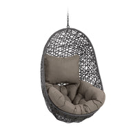 FLORINA Dark grey hanging chair