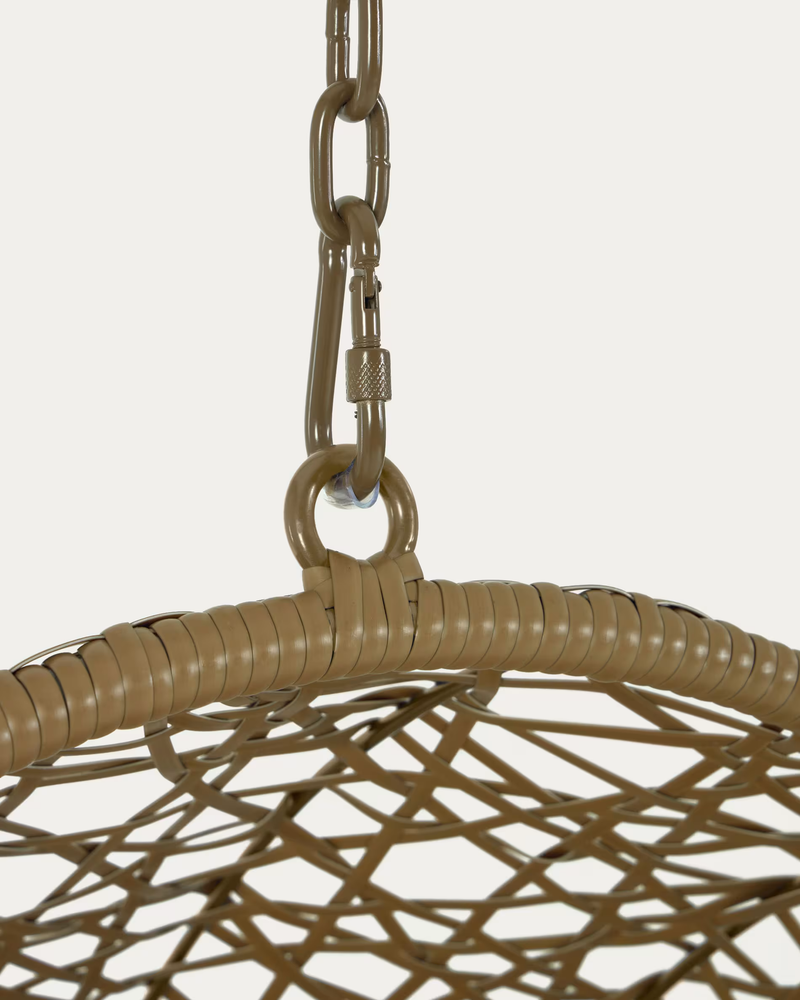 FLORINA Smeđa viseća stolica