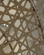 FLORINA Smeđa viseća stolica