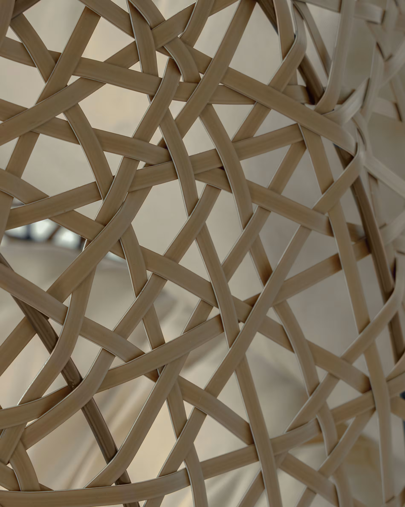 FLORINA Smeđa viseća stolica