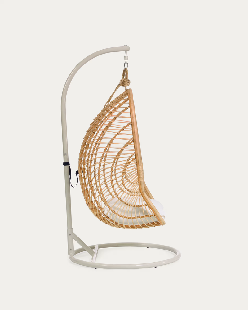 EKATERIA Hanging chair with base