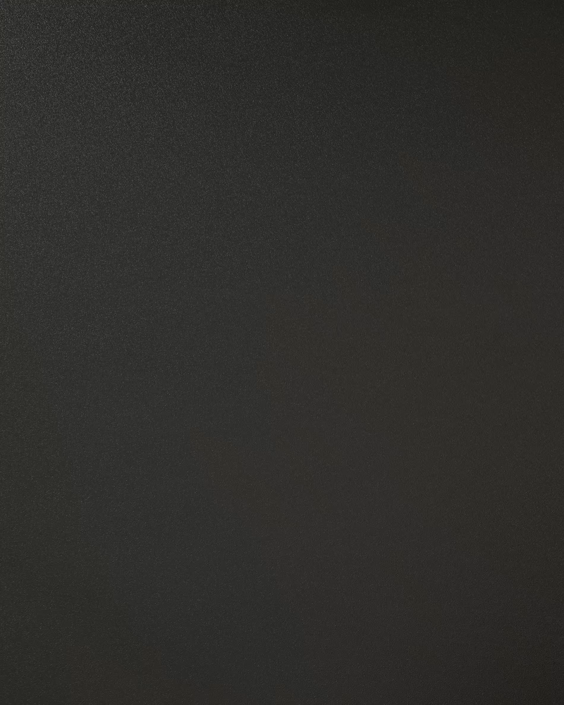 GALATIA Crni stol od melamina s metalnim nogama u crnoj boji 120 x 60 cm