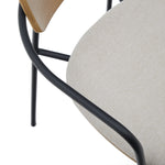 MAUREEN Sklopiva bež stolica