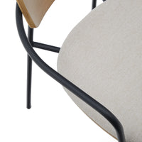 MAUREEN Stackable Beige chair