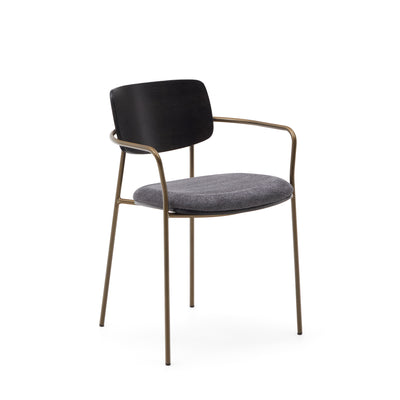 MAUREEN Stackable Brass chair