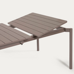 ZALTANA Aluminijski vanjski stol na razvlačenje s mat smeđom završnom obradom