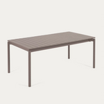 ZALTANA Aluminijski vanjski stol na razvlačenje s mat smeđom završnom obradom