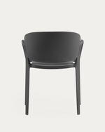 ANIA Stackable black garden chair