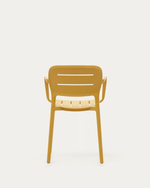MORELLA Stackable outdoor chair in yellow