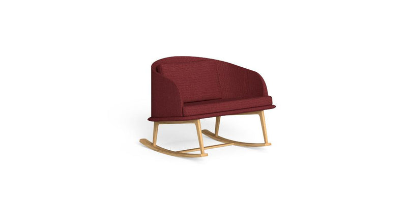 CLEOSOFT Drvena stolica za ljuljanje