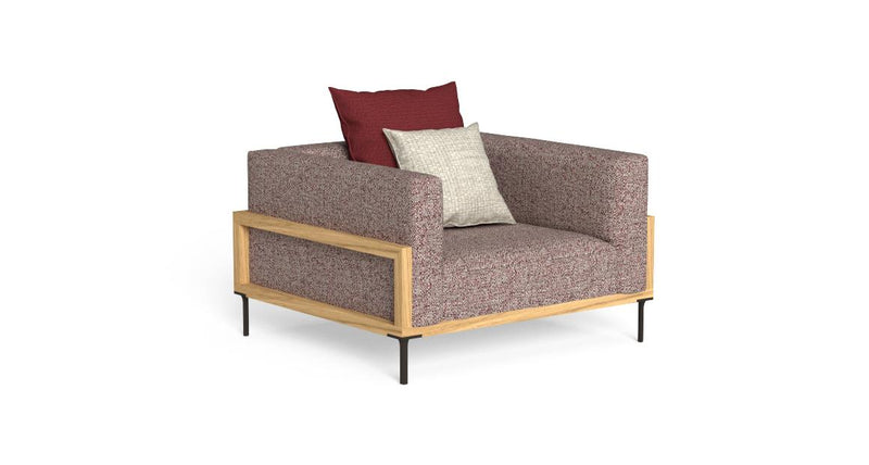 CLEOSOFT Drvena dnevna fotelja