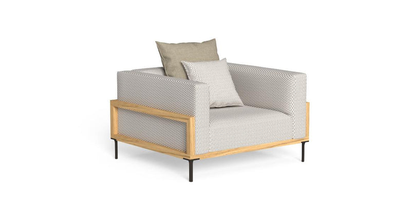 CLEOSOFT Drvena dnevna fotelja