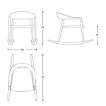 CLEVER Ležeća stolica na ljuljanje