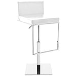 EVEN PLUS Tapecirani metalni stolac s okretnom bazom podesivom po visini