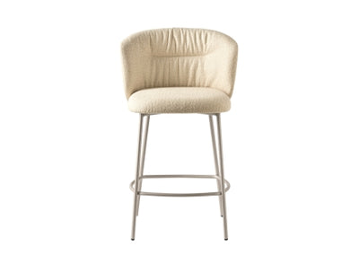 SWEEL Padded stool with metal frame
