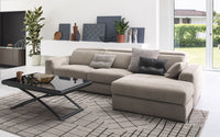 CAST 3-seater maxi sofa with right side chaise longue