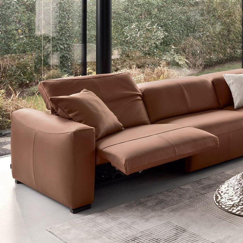 WAVE Sofa s 3 električna mehanizma za opuštanje i 3 ručno podesivim naslonima za glavu