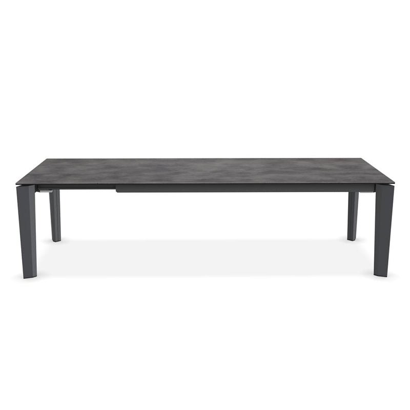 DELTA Stol s pravokutnom produžnom pločom i metalnim nogama