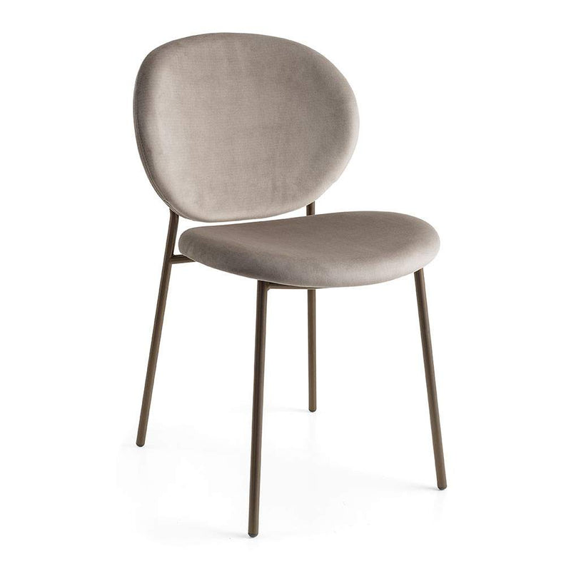 INÈS Chair with metal legs