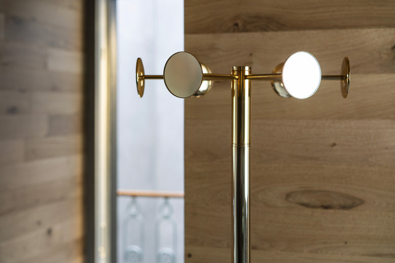 CHAPERON Vješalica za odjeću s rotirajućim sustavom i zrcalnim malim diskovima