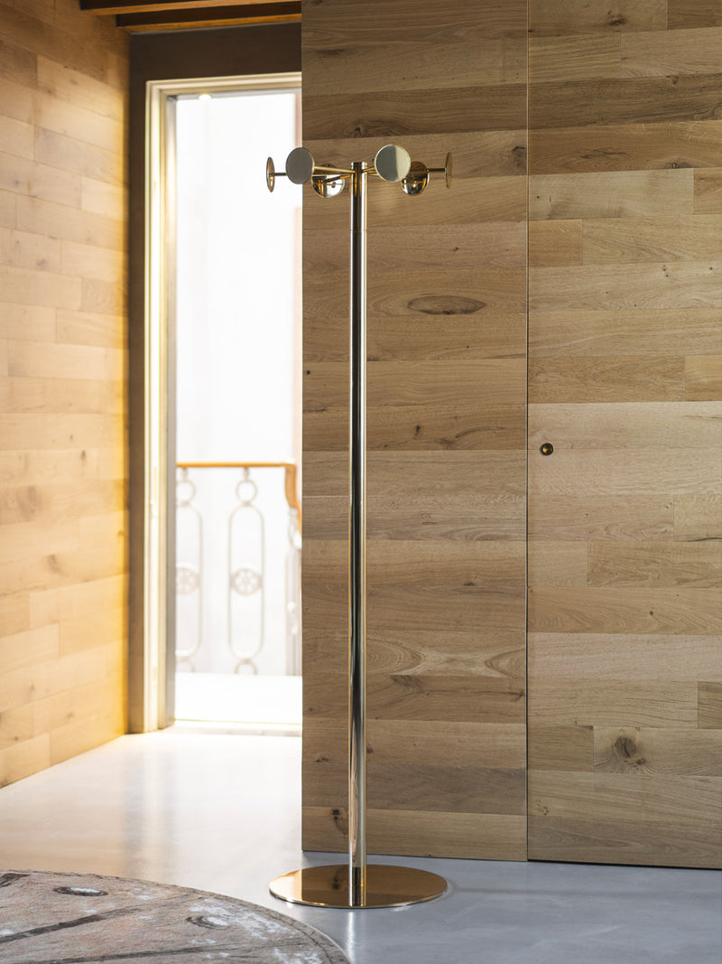 CHAPERON Vješalica za odjeću s rotirajućim sustavom i zrcalnim malim diskovima