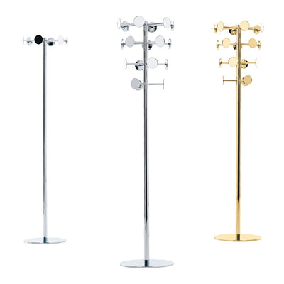 CHAPERON The clothes hanger with a rotating system and mirrored small discs