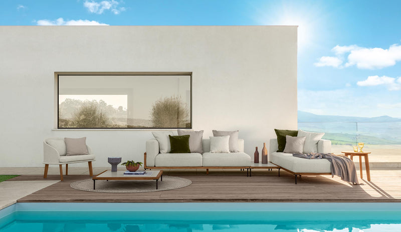 CLEOSOFT Wood lounge fotelja