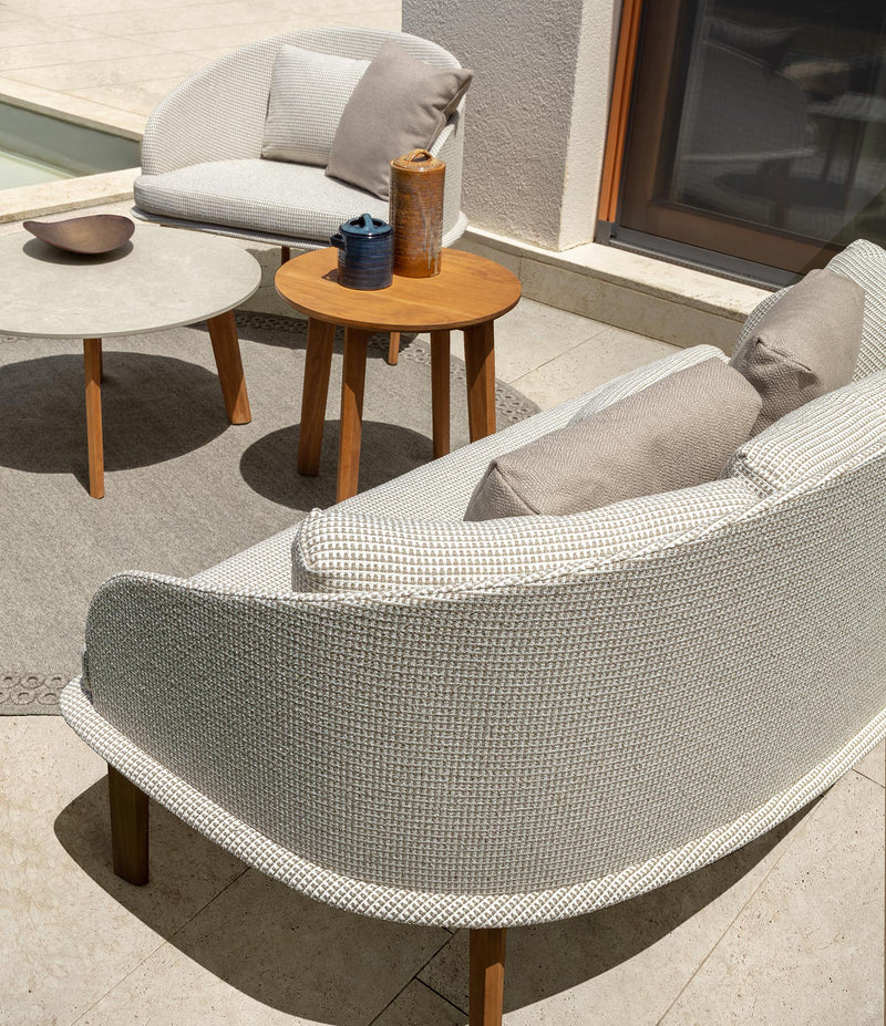 CLEOSOFT Drvena ljubavna sofa