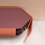 GIOBERG Komoda u mikaliziranom lakiranom sloju s 4 vrata i 4 drvene police