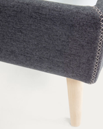 DYLA Bed in Black, 90x190 cm