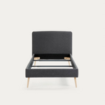 DYLA Bed in Black, 90x190 cm