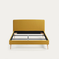 DYLA Bed in Mustard, 150x190 cm