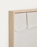 KLIS slika od platna sa geometrijskim oblicima bijele boje