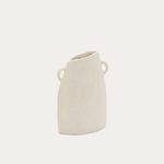 NETI white, papier mâché vase