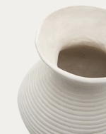 PRIA Vases made of white papier-mâché 51 cm