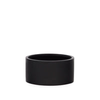 AIGUABLAVA Plant pot in black cement, Ø 62 cm