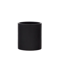 AIGUABLAVA Plant pot in black cement, Ø 52 cm