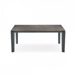 DELTA Stol s pravokutnom produžnom pločom i metalnim nogama